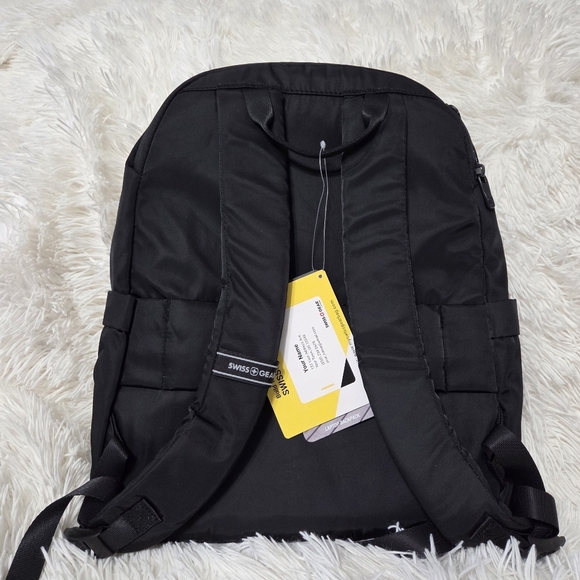 Swissgear The Bloom Black Laptop Backpack SA2822 Minimalist School Travel - Picture 8 of 12